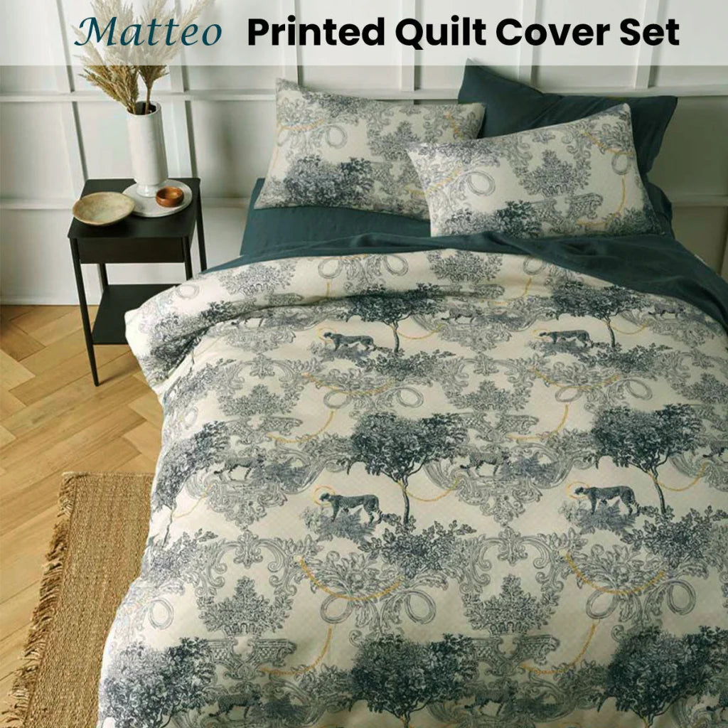 Quilt Cover Set King Big Sleep Matteo Printed - Home &