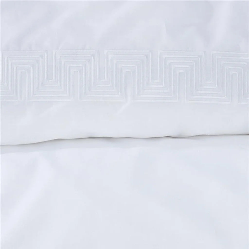 Quilt Cover Set King Riviera Maison Elowen White Cotton