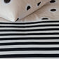 Quilt Cover Set King VTWonen Stripe and Eye Natural Cotton