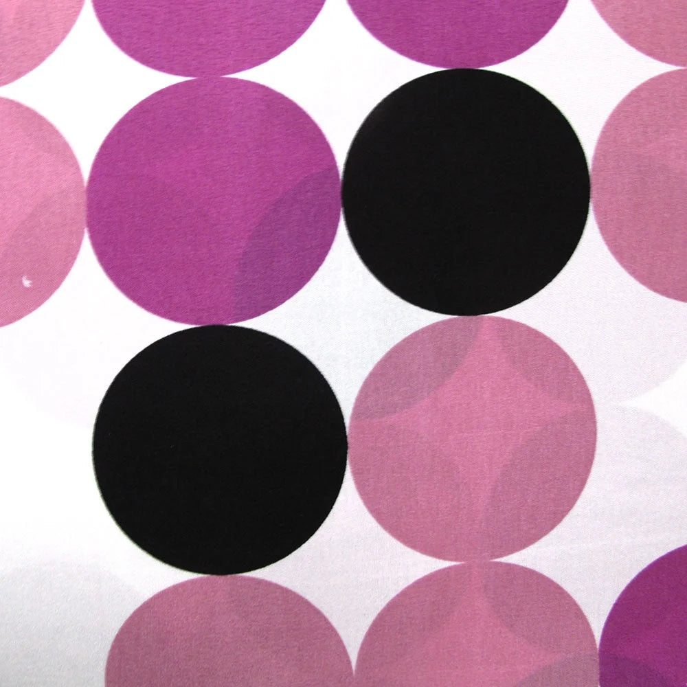 Quilt Cover Set Opus Dots Mauve Queen - Home & Garden