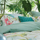 Quilt Cover Set PIP Studio Palm Scenes White Cotton - Queen
