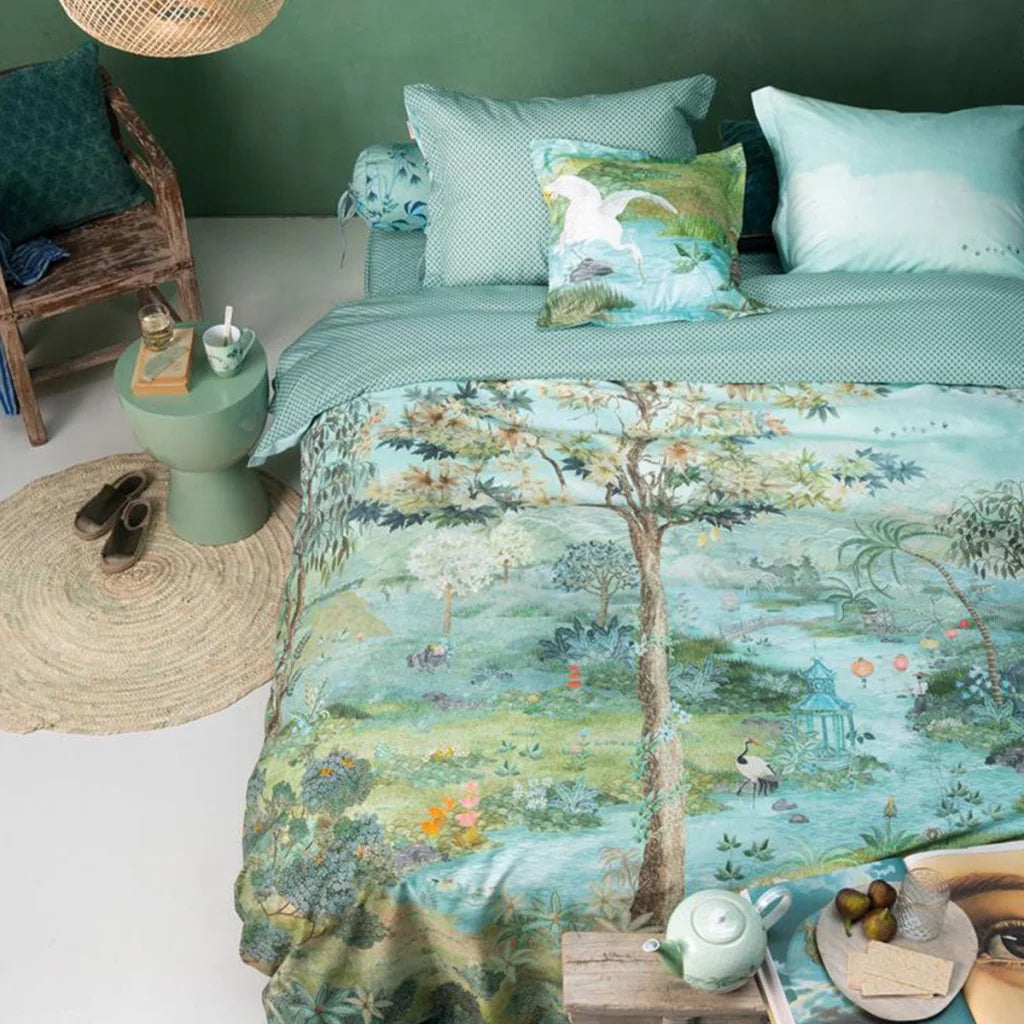 Quilt Cover Set PIP Studio Pip Paradise Green - King - Home