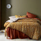Quilt Cover Set Queen Accessorize Lisa Ochre Washed Cotton