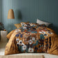 Quilt Cover Set Queen Accessorize Markle Washed Cotton