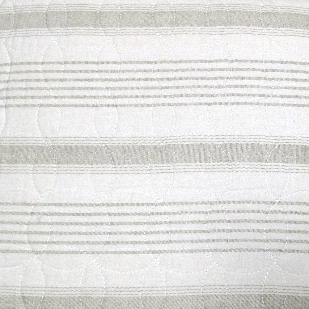 Quilt Cover Set Regatta Stone Quilted Queen - Brighton Road