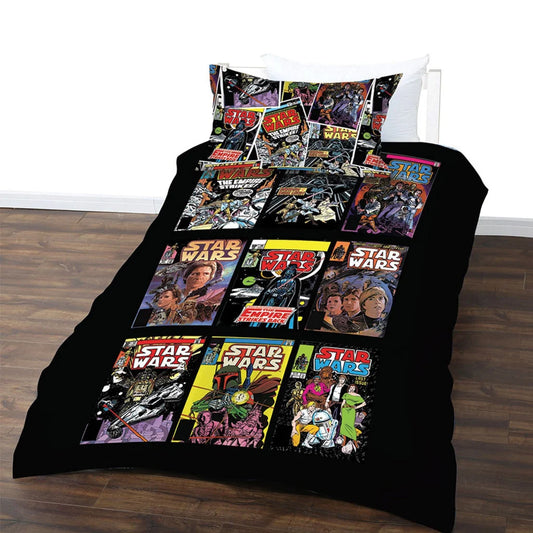 Quilt Cover Set Star Wars Comics Double 402