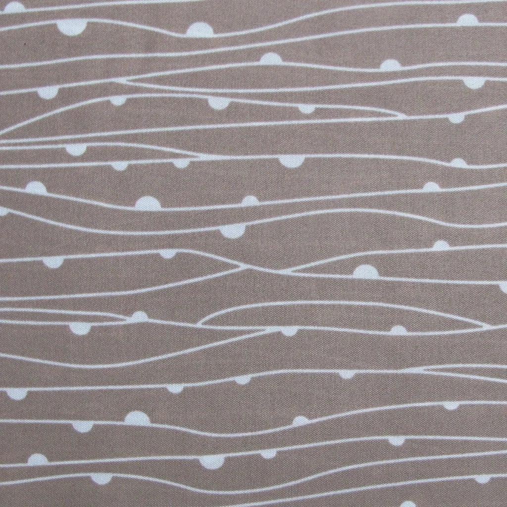 Quilt Cover Set Weaves Coffee Easy Care Double - Home &