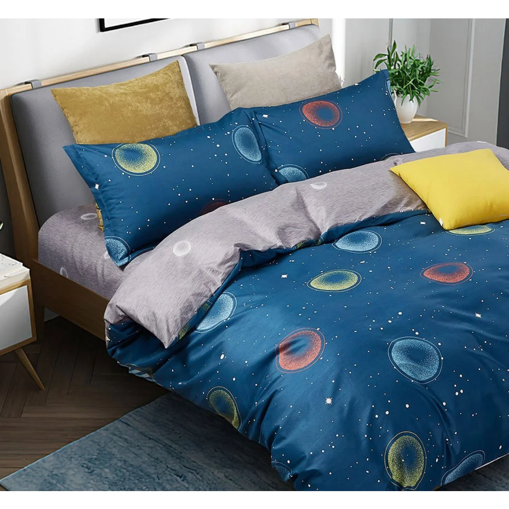 Quilt/Duvet Cover Set Bubbles Super King Size - Home &