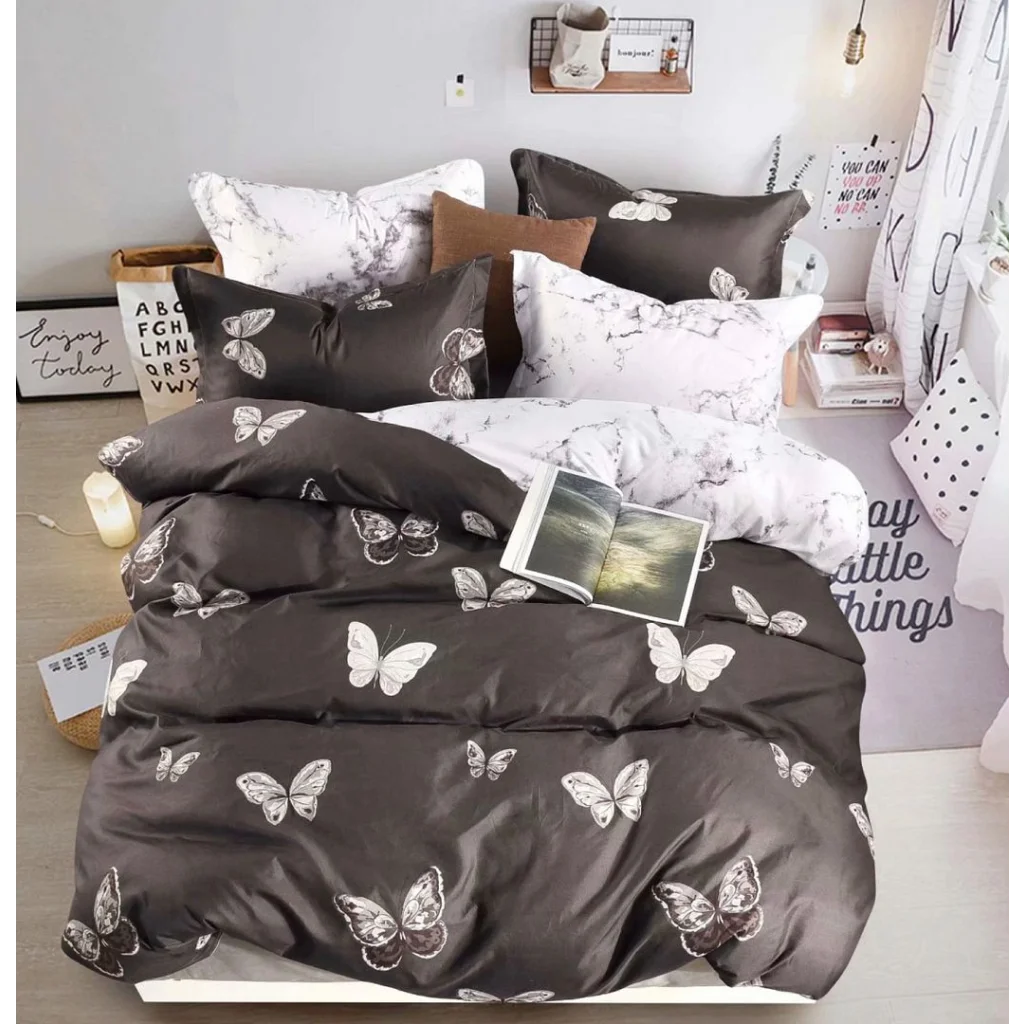 Quilt/Duvet Cover Set Butterfly Queen Size - Home & Garden