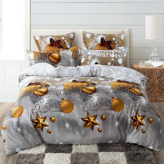 Quilt/Duvet Cover Set Christmas Gift King Size - Home &