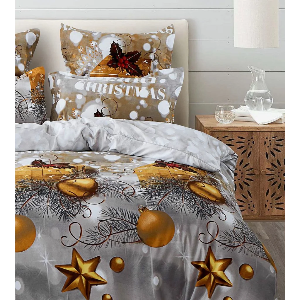 Quilt/Duvet Cover Set Christmas Gift King Size - Home &
