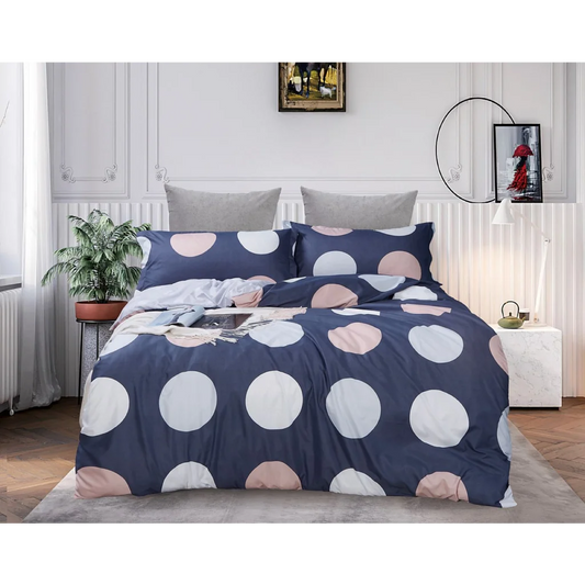 Quilt/Duvet Cover Set Circles King Size - Home & Garden