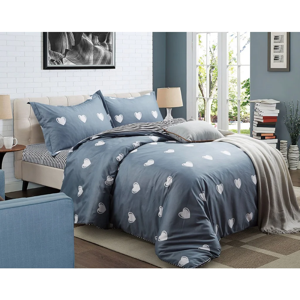 Quilt/Duvet Cover Set Cooper Queen Size - Home & Garden