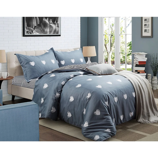 Quilt/Duvet Cover Set Cooper Queen Size - Home & Garden