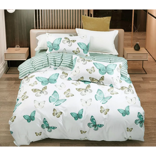 Quilt/Duvet Cover Set Fleur Butterfly Super King Size