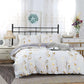 Quilt/Duvet Cover Set Reversible Design King Size White