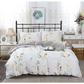 Quilt/Duvet Cover Set Reversible Design King Size White