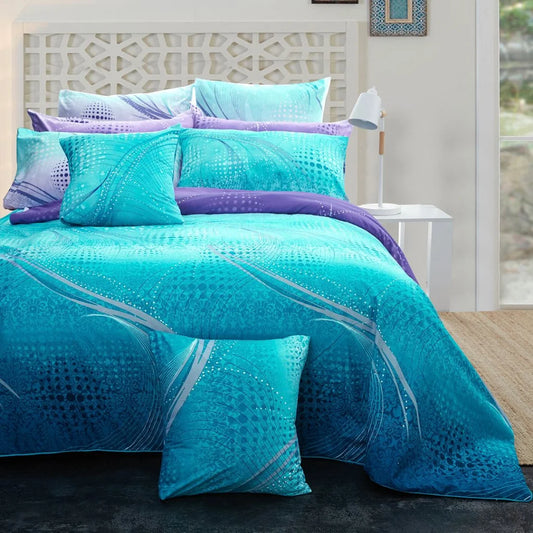 Quilt/Duvet Cover Set Vitara Double Size Bed - Home & Garden