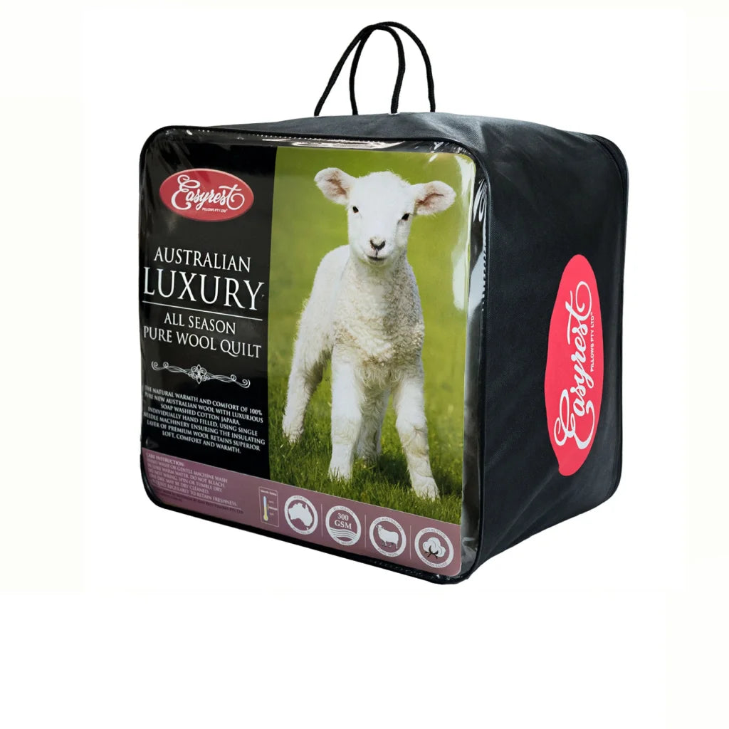 Quilt Easyrest 300GSM Australian Wool Super King - Home &
