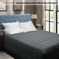 Quilt Shangri La Bamboo Blend Microfiber Box End - Charcoal