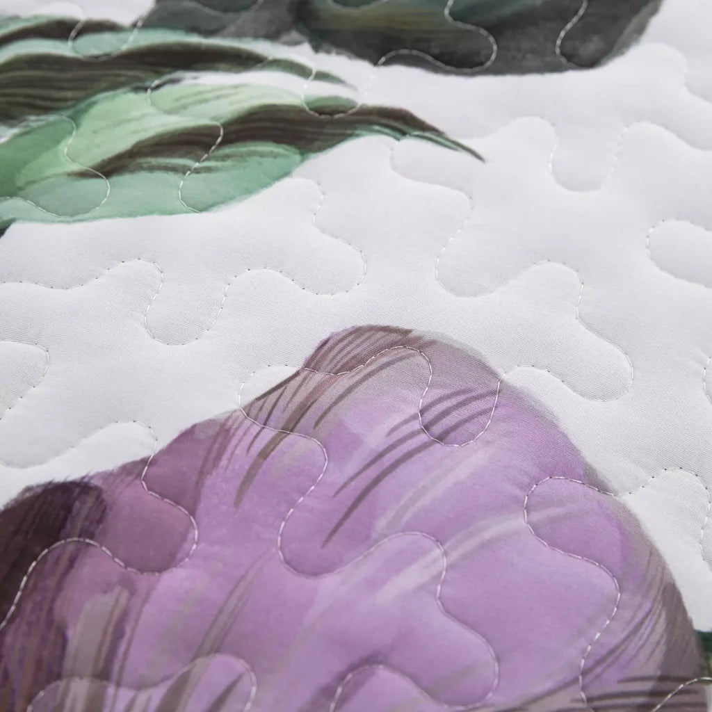 Quilted Bedspread & Pillowcases Set - Deluxe Infuse