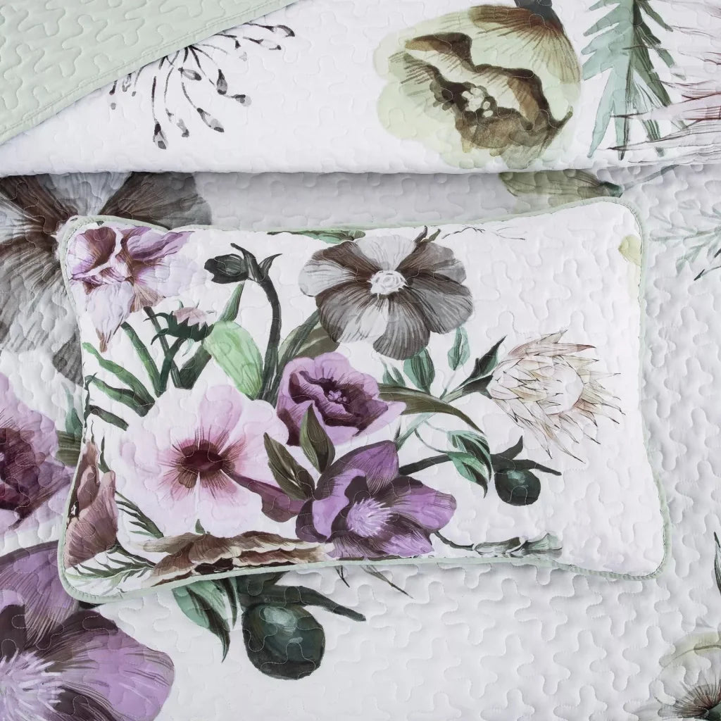 Quilted Bedspread & Pillowcases Set - Deluxe Infuse