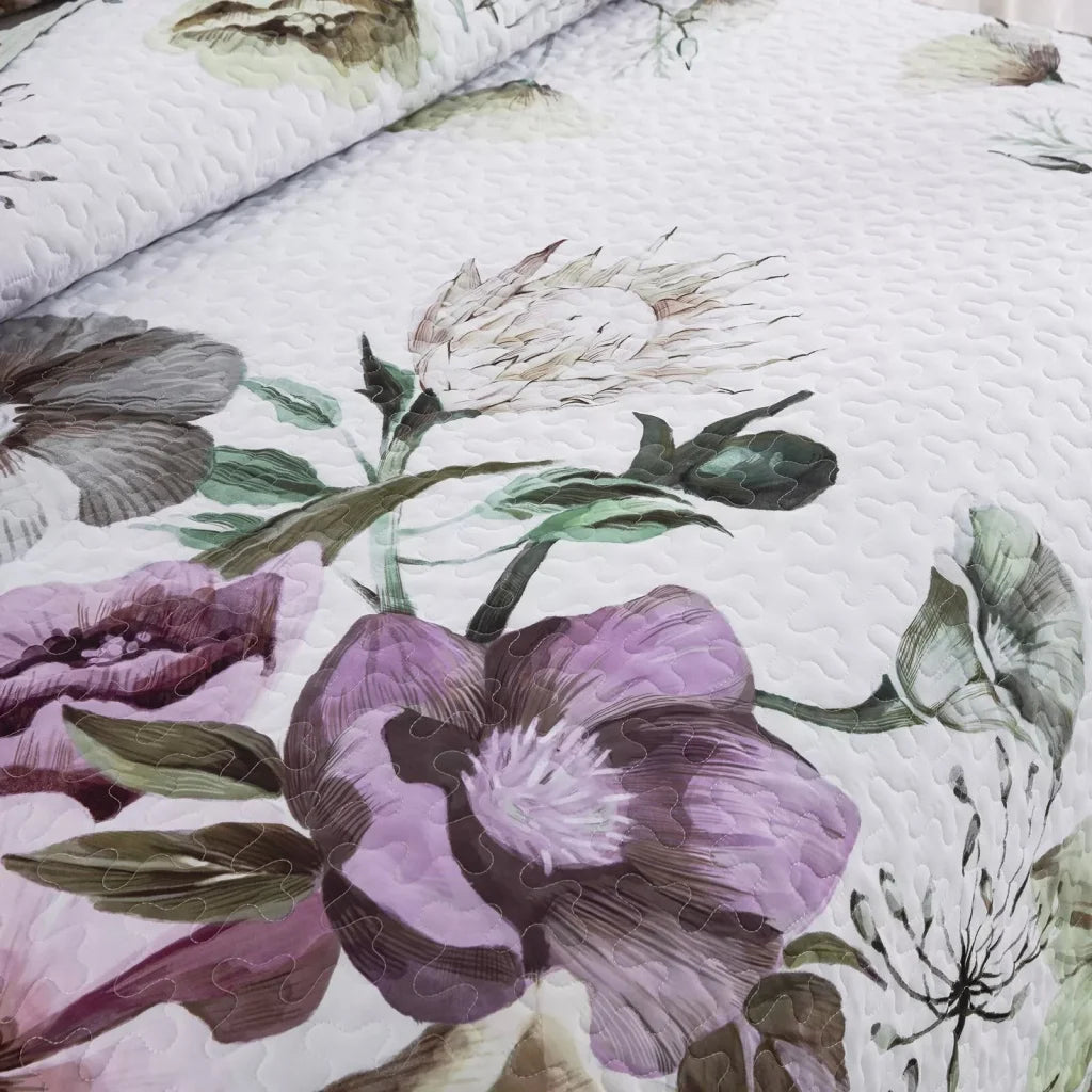 Quilted Bedspread & Pillowcases Set - Deluxe Infuse