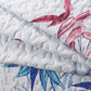 Quilted Bedspread & Pillowcases Set - Floral Embrace Nature