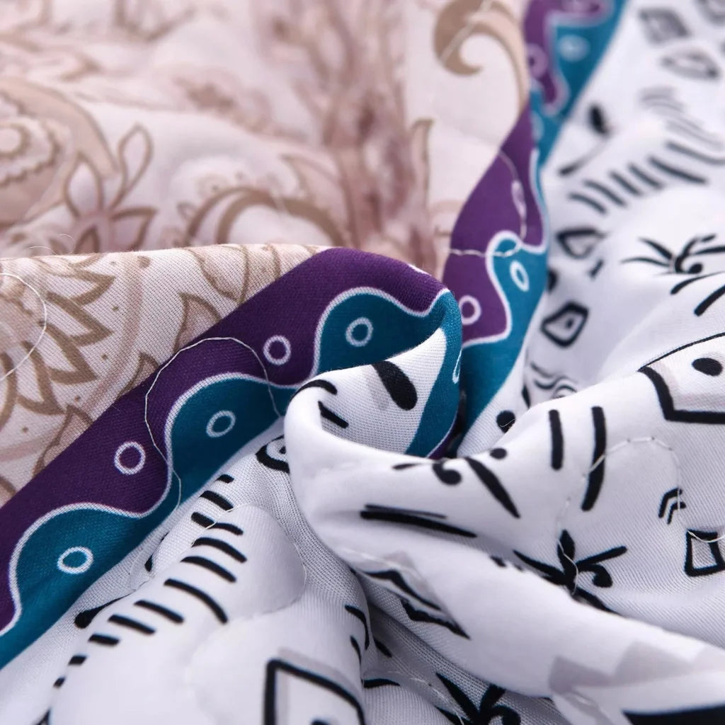 Quilted Bedspread & Pillowcases Set - Hygge Embrace Cozy