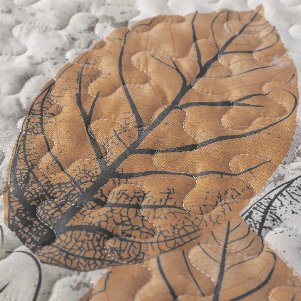 Quilted Bedspread & Pillowcases Set - Kaleidoscope Vibrant