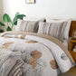 Quilted Bedspread & Pillowcases Set - Kaleidoscope Vibrant