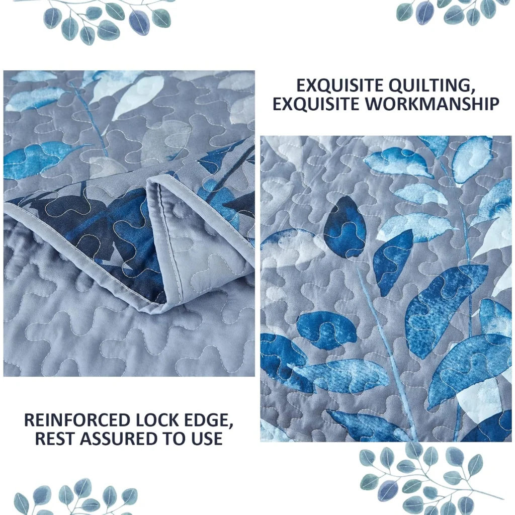 Quilted Coverlet & Pillowcases Set - Nostalgic Classic &