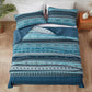 Quilted Coverlet & Pillowcases Set - Opalescent Shimmering