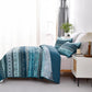 Quilted Coverlet & Pillowcases Set - Opalescent Shimmering