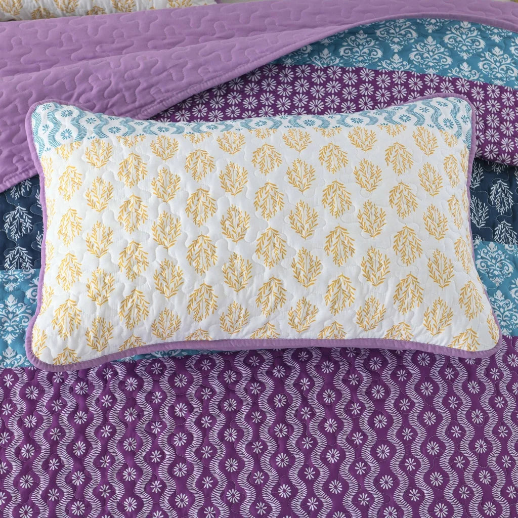 Quilted Coverlet & Pillowcases Set - Quirky Add Personality