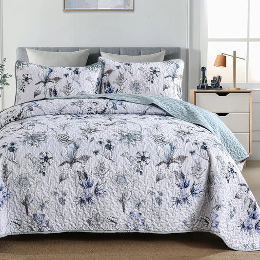 Quilted Coverlet & Pillowcases Set - Yearning for a Better