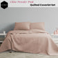 Quilted Coverlet Set Queen/King - Ardor Chloe Powder Pink