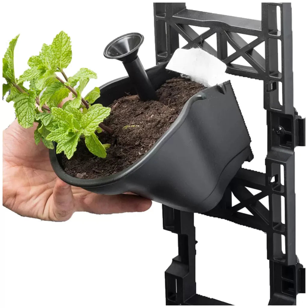 Quint vertical garden with 3 frames and 15 pots - Home &