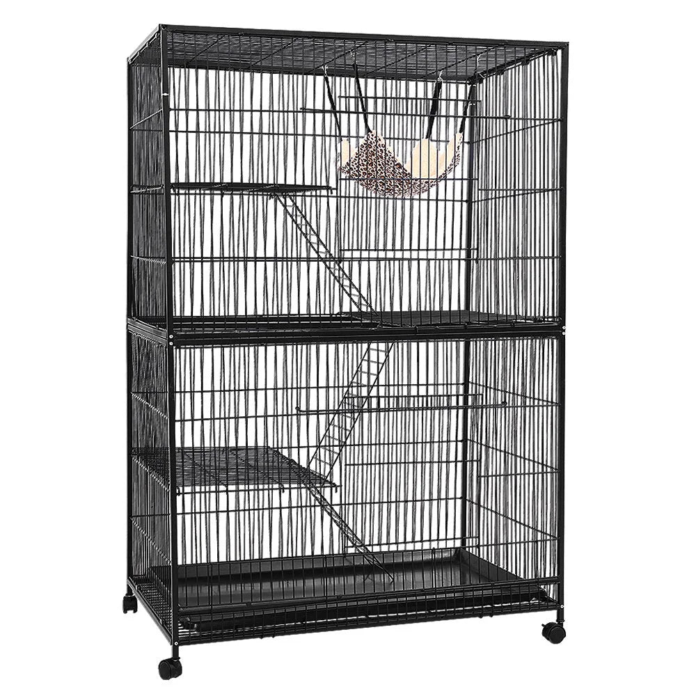 Rabbit Cage 4 Level Pet Hutch Bird Ferret Parrot Aviary Cat