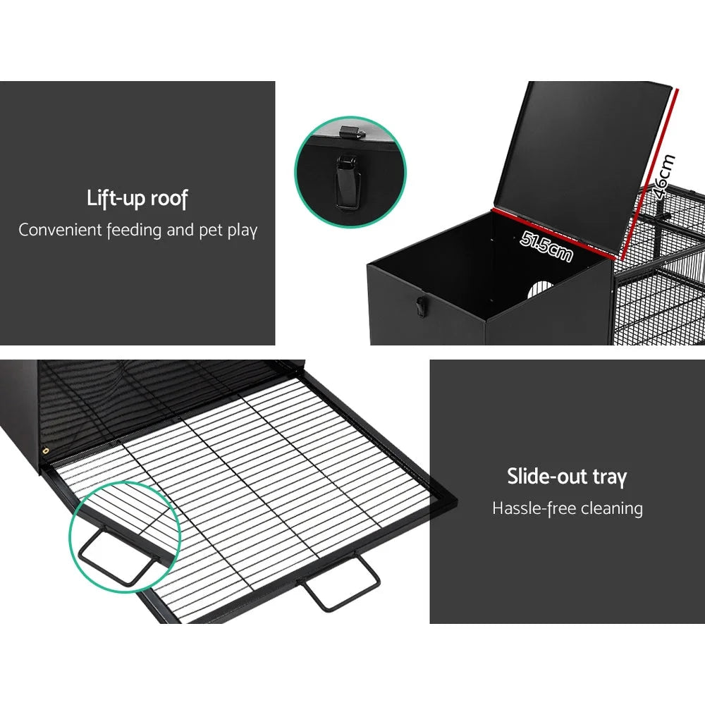 Rabbit Cage Hutch Indoor Outdoor Hamster Enclosure Pet