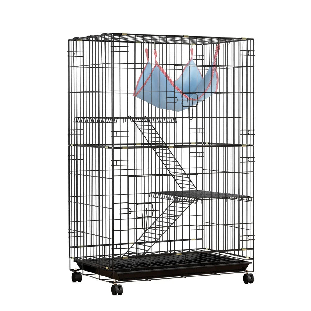 Rabbit Cage Indoor Guinea Pig Ferret 100cm Hutch 3 Level
