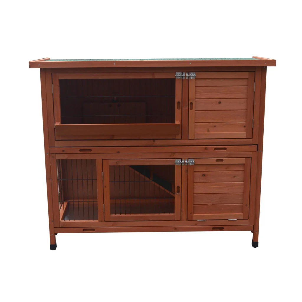 Rabbit Hutch 120cm XL Double Storey Guinea Pig Ferret Cat
