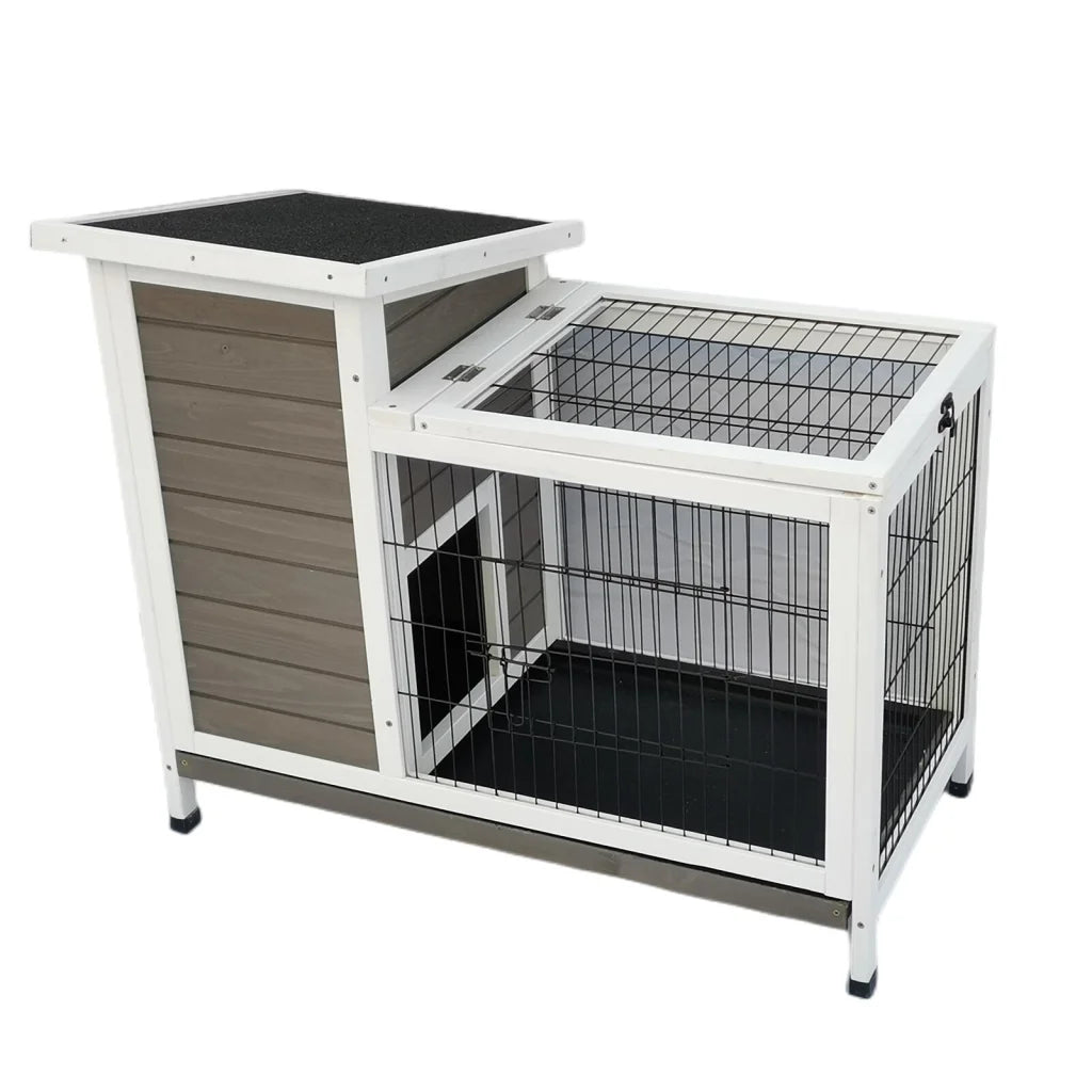 Rabbit Hutch Cat House Cage for Guinea Pig & Ferret - Pet