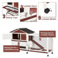 Rabbit Hutch Double Storey Large Guinea Pig Ferret Cage