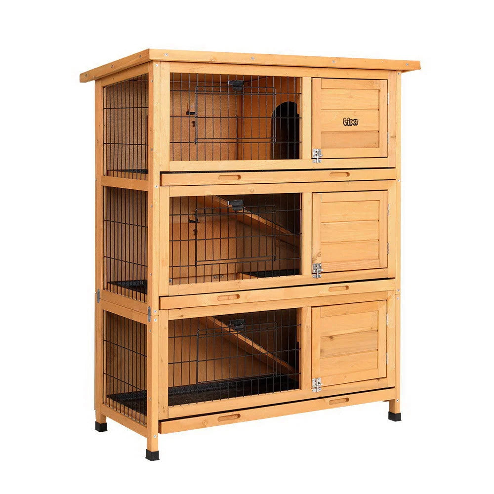 Rabbit Hutch Hutches Large Metal Run Wooden Cage Outdoor