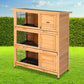 Metal wooden 5cm 46cm chicken coop with rabbit hutch hutches large