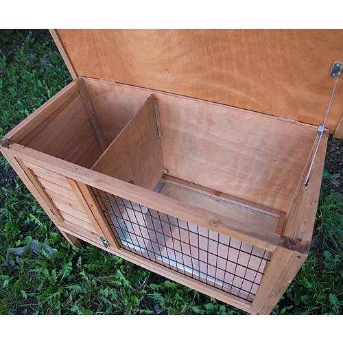 Rabbit Hutch Single Wooden Pet Guinea Pig Cage