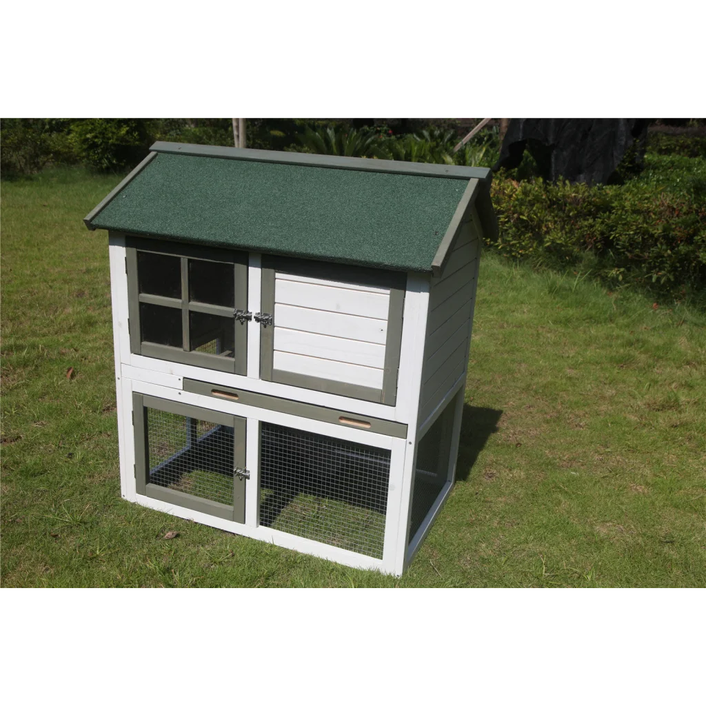 Rabbit Hutch XL Double Storey Guinea Pig Ferret Cage - Pet