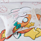 Rabbit Kids Quilt Cover Set - King Single Size - Home &