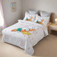 Rabbit Kids Quilt Cover Set - King Single Size - Home &